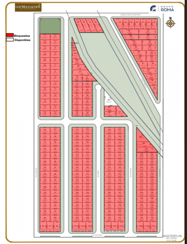 Terreno financiado en Barrio Los Muchachos - Piñero
