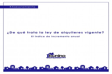 ¿De qué trata la ley de alquileres vigente?