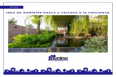 Casa cortina verde